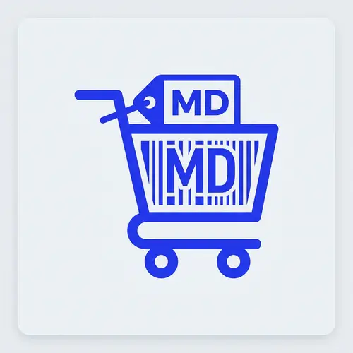 Merchandising System Icon - Modern & Striking Design