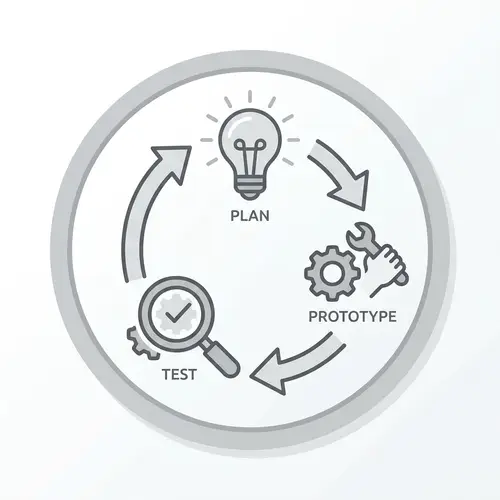 Ultra-Simple Product Development Icon | Minimalistic Design