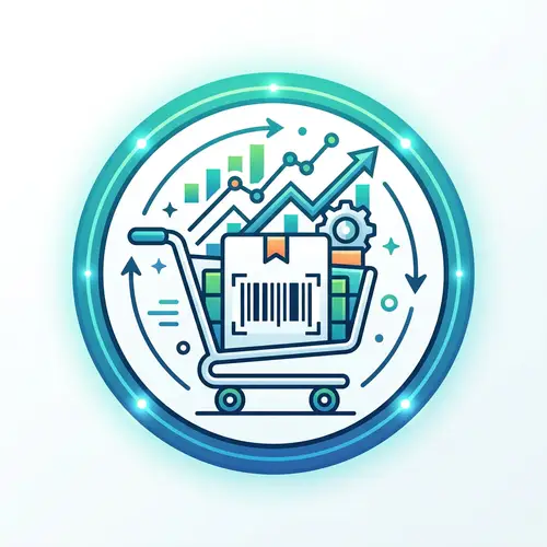 Merchandising System Icon | Product Management & Sales Symbol
