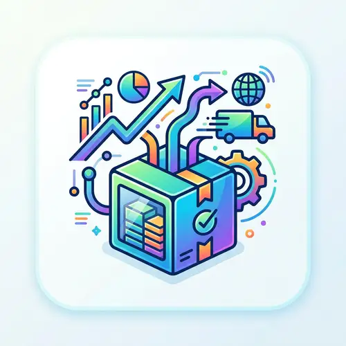 Efficient & Modern Merchandise System Icon | Inventory Management