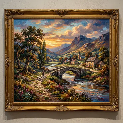 Vibrant Traditional Oil Painting - Museum Quality Art