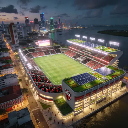 Futuristic Ilha do Retiro Stadium Redesign in Recife