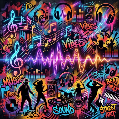 Vibrant Modern Music Backgrounds for the New Generation