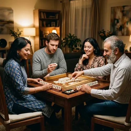 Diverse Group Playing Mahjong Game | Virtual & Physical Sessions Available