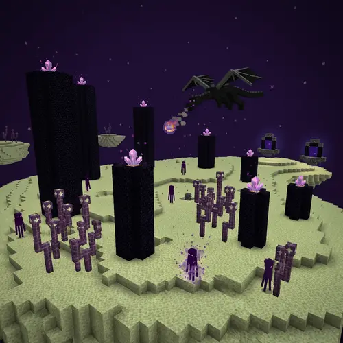 Explore the Ender World: Minecraft's Mysterious Outer Space-like Realm