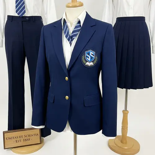 Elegant School Uniform Design Inspired by European Patterns