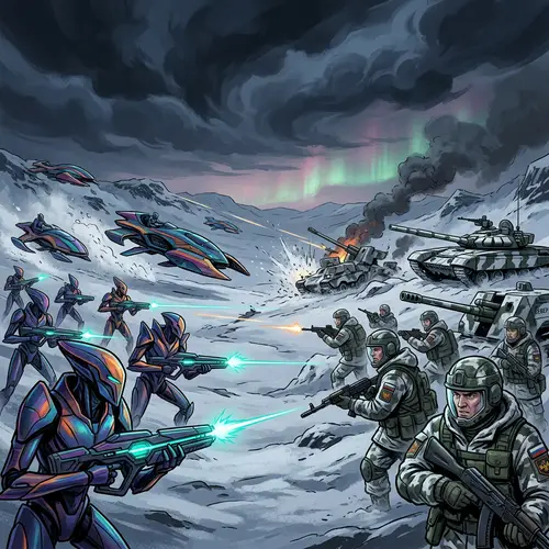 Epic War Between Russia and Alien Forces