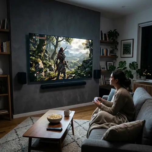 Immersive 3D Video Game on Modern TV | Realistic Gaming Experience