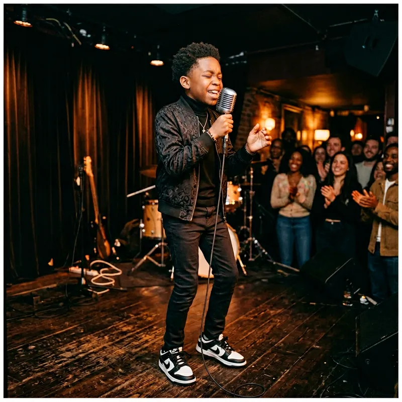 Passionate African Boy RnB Love Songs Singer at Intimate Concert