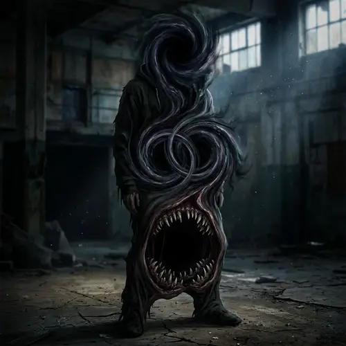 Creepy Human-Like Void Body Art