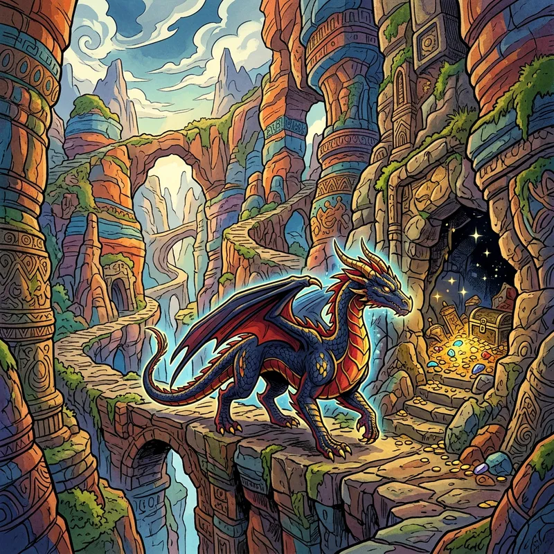 Charming Dragon Seeking Concealed Fortune