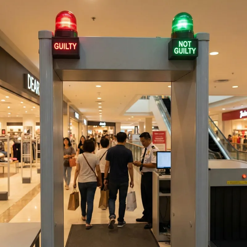 Innovative Guilt Detection Metal Security System for Malls Innovative Guilt Detection Metal Security System for Malls