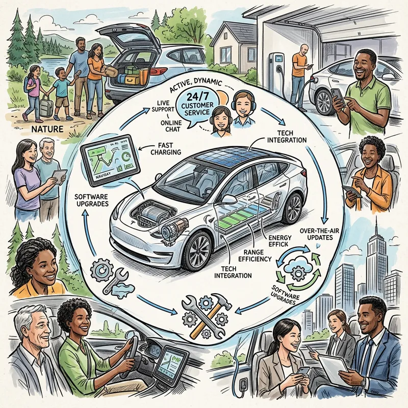 Holistic Product Services & User Experience Illustration