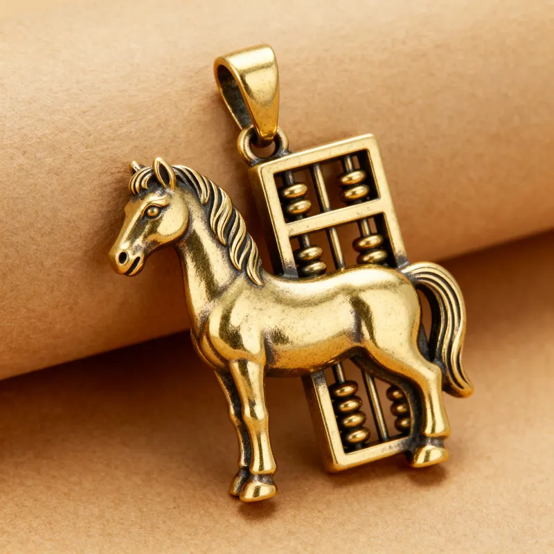 Horse and Abacus Pendant Design Horse and Abacus Pendant Design