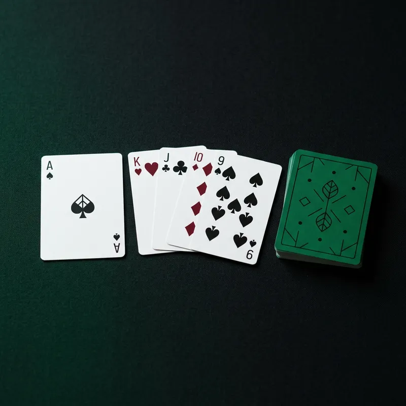 Minimalistic Playing Card Background Design