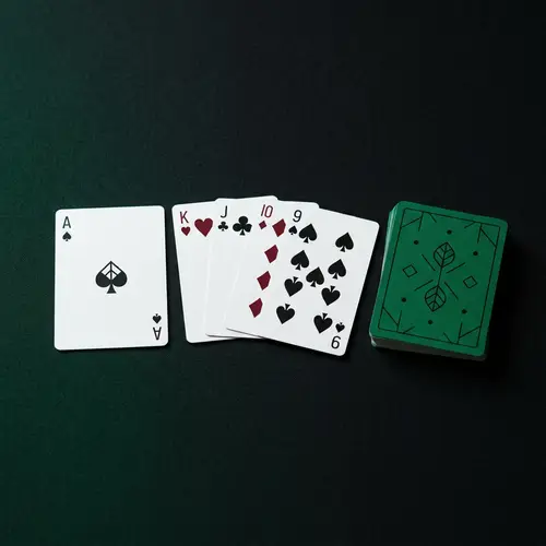 Minimalist Aesthetic Playing Card Background Design