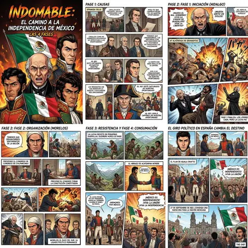 The Four Phases of Independence Comic