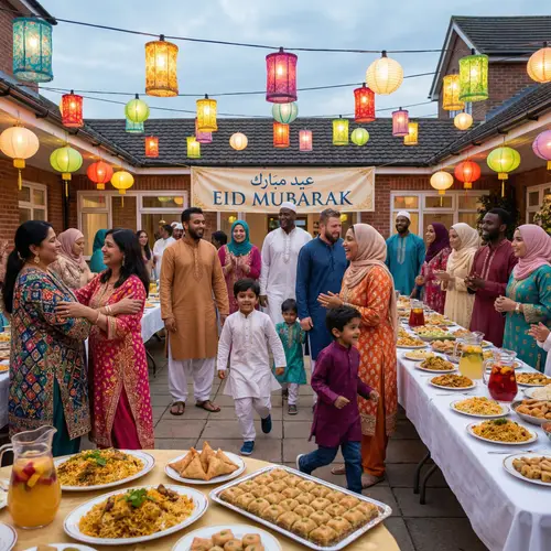 Multicultural Eid Celebration: Joy, Unity, and Gratitude