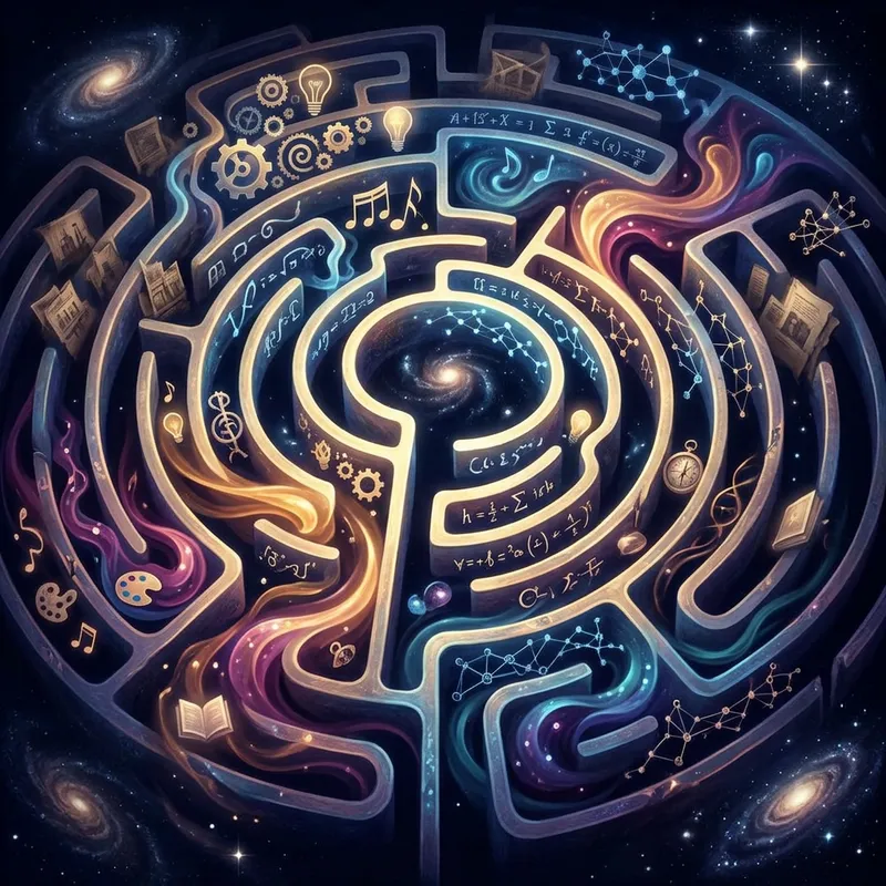 Unravel the Enigmatic Depths of Mind: A Symbolic Labyrinth