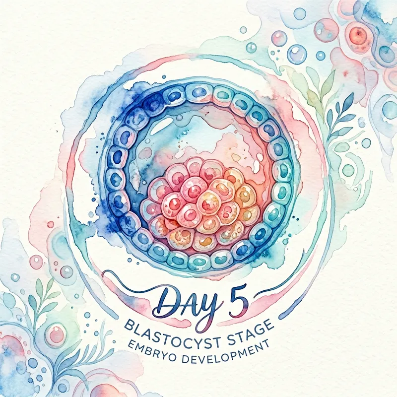 Day 5 Watercolor Embryo Logo Design Day 5 Watercolor Embryo Logo Design