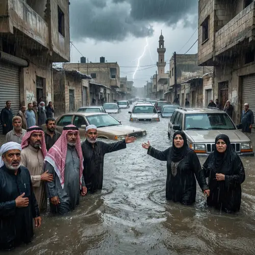 Horrifying Flood Scene: Dubai Panic
