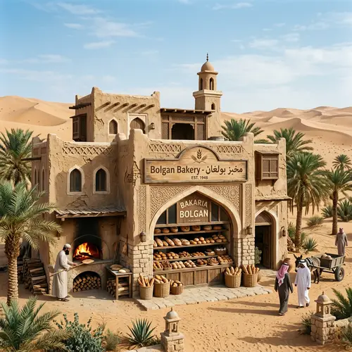 Vintage Bakery from Bolgan Region, Est. 1948 | Arabian Style in KSA