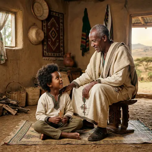 Heartfelt Bond Between Generations in Ethiopia