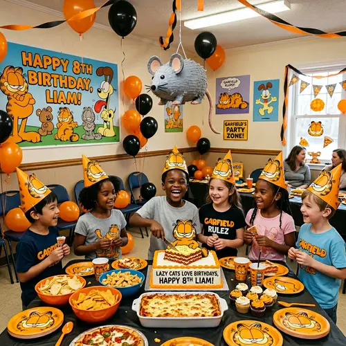 Garfield Themed Birthday Party | Fun Cat Celebration