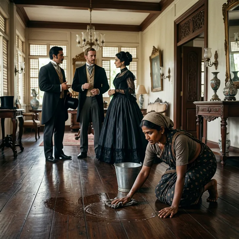 19th Century Philippines: Tale of Contrasts - Slave Woman and High-Class Trio 19th Century Philippines: Tale of Contrasts - Slave Woman and High-Class Trio