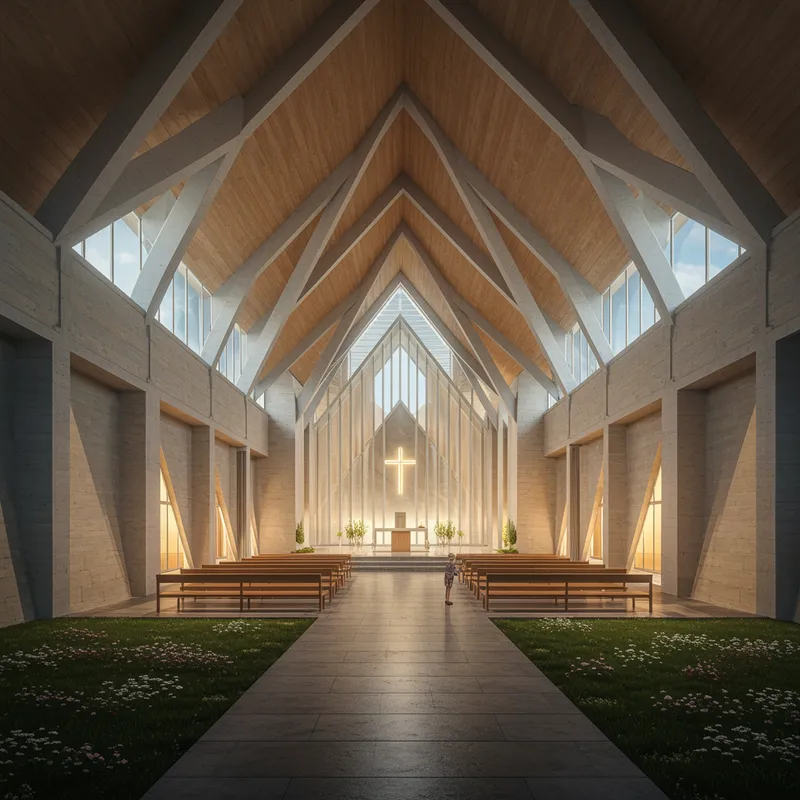 Architectural Chapel Concept Design