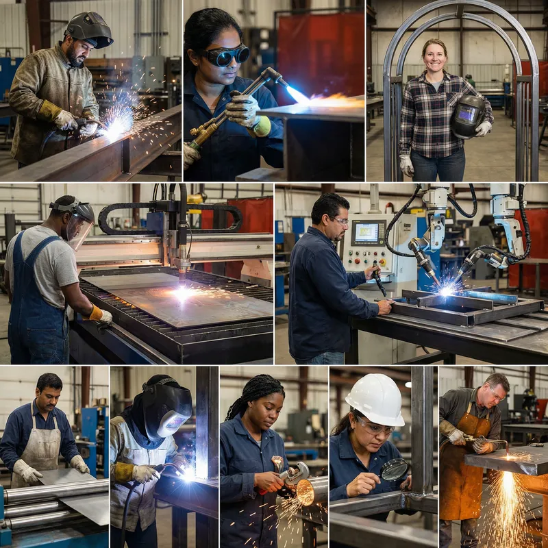 Quality Steel Fabrication with Skilled Welders
