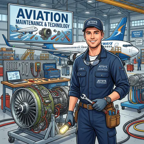 Aviation Tech Expertise - Detailed Clipart