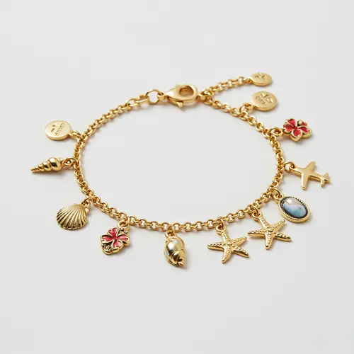 Charming Vacation Link Bracelet for Your Style