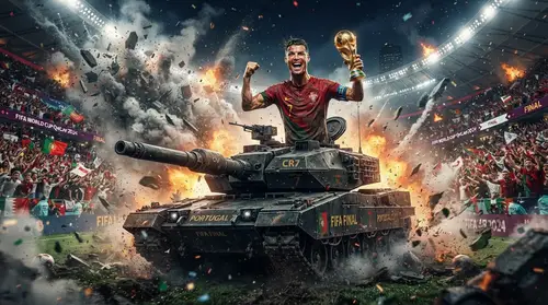 Epic Ronaldo Action Scene in World Cup Finale