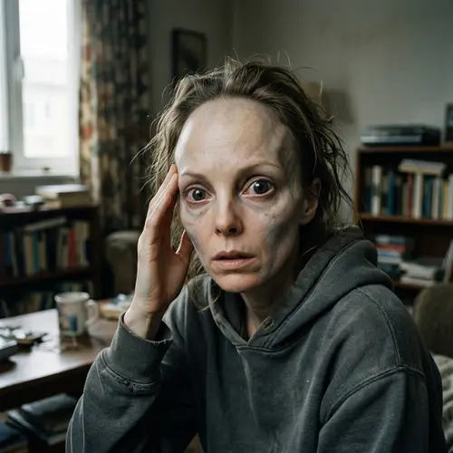 Woman Transformation to Grey Alien - Extraterrestrial Metamorphosis