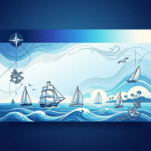 Naval Adventure Inspired Water Sports Club Management Background