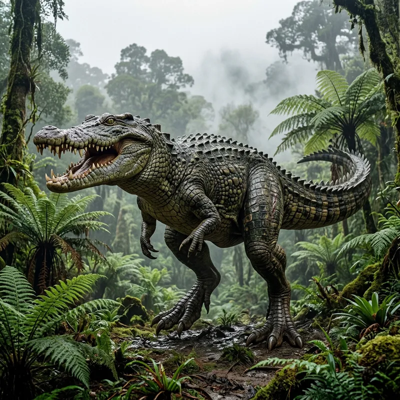 Tyrannosaurus Crocodile Hybrid: Unique Prehistoric Creature
