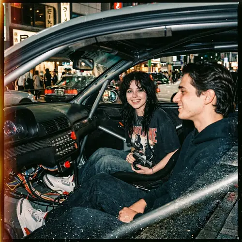 Grunge Style Analog Photos in Tokyo | BMW M3 GTR