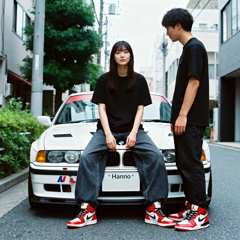 Grunge Style Analog Photos in Tokyo | BMW M3 GTR Grunge Style Analog Photos in Tokyo | BMW M3 GTR