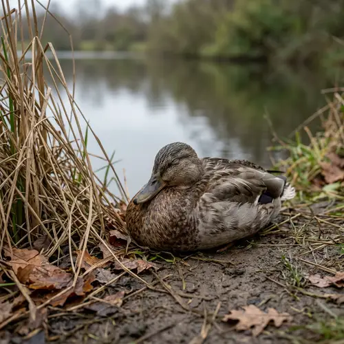 Duck on the Verge of Passing Away