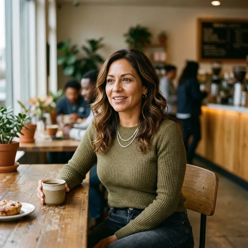 Stunning Latina Brunette in Her 40s