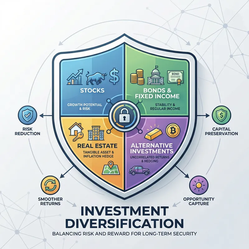 Investment Diversification Infographic Design