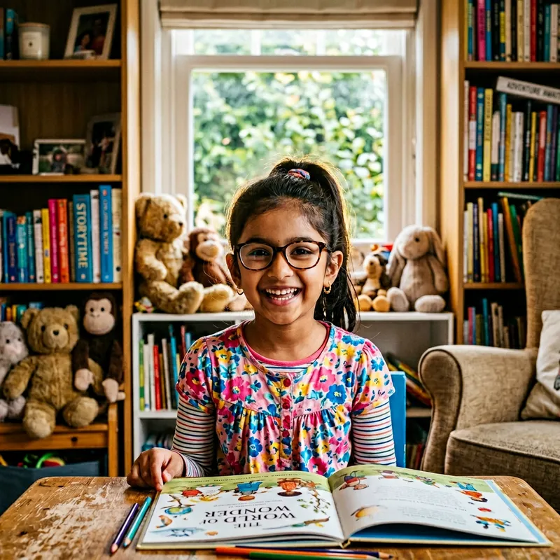 Stylish South Asian Girl with Glasses Smiling Stylish South Asian Girl with Glasses Smiling