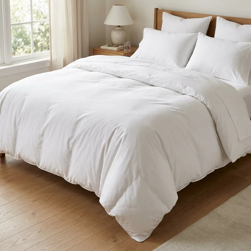 Soft White Duvet | Elegant & Cozy Texture