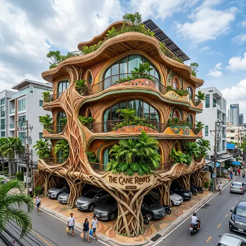 Innovative Three-Storey Organic Building Design