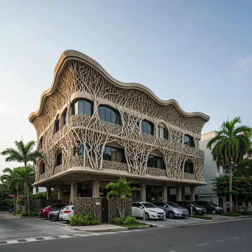 Innovative Three-Storey Organic Building Design