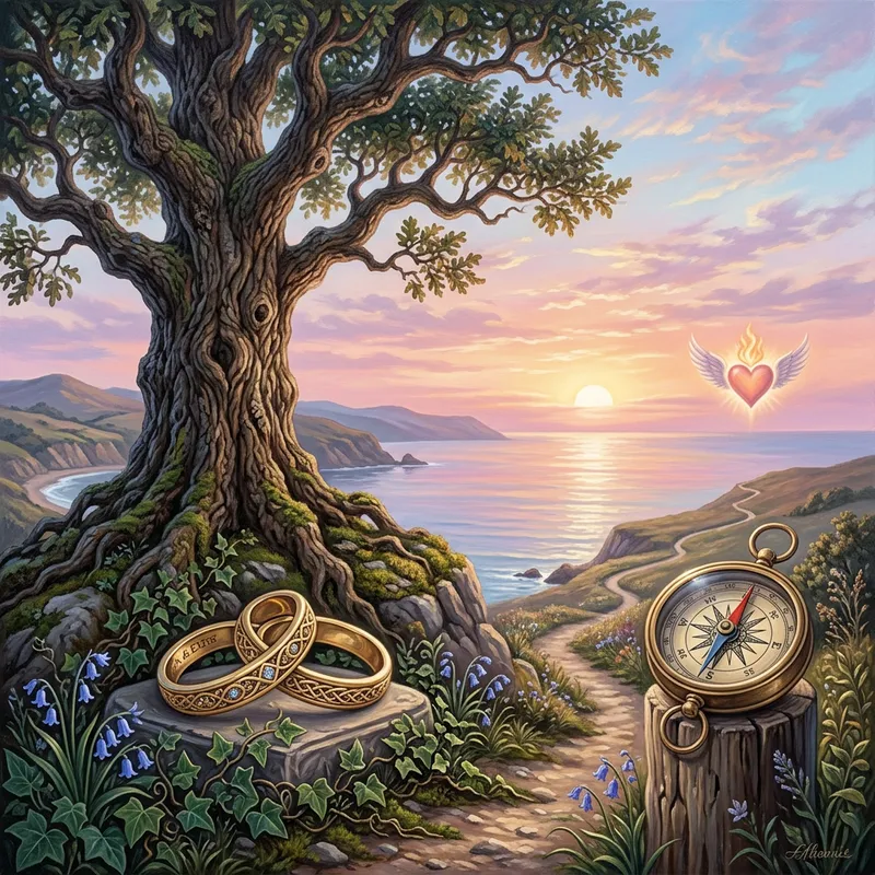 Symbolic Depiction of Eternal Love, Desire, and Perseverance Symbolic Depiction of Eternal Love, Desire, and Perseverance