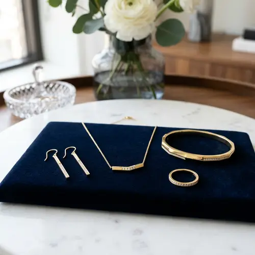 Exquisite Gold Jewelry Collection - Modern Designs