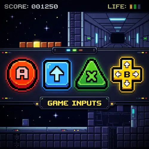Pixelated Game Buttons Design - 4 Unique Styles