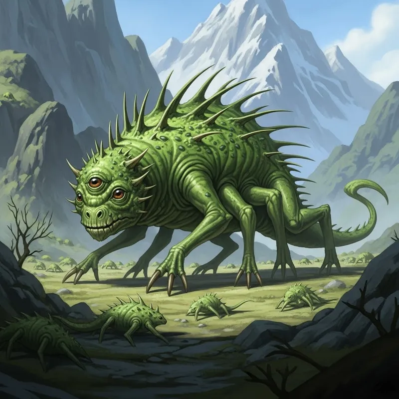 Mournclaw: The Unique Green Herbivore